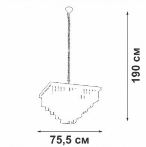 Подвесная люстра Vitaluce V5818 V5818-8/13 в Югорске - yugorsk.ok-mebel.com | фото 5