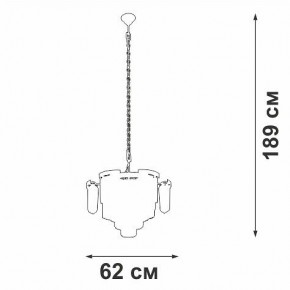 Подвесная люстра Vitaluce V58370 V58370-8/13 в Югорске - yugorsk.ok-mebel.com | фото 3