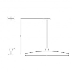 Подвесной светильник Arte Lamp Arno A3362SP-25BK в Югорске - yugorsk.ok-mebel.com | фото 3