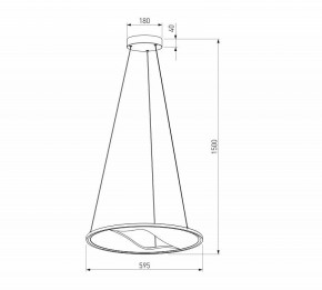 Подвесной светильник Eurosvet Occhio 40027/1 LED серый в Югорске - yugorsk.ok-mebel.com | фото 5