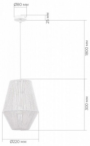 Подвесной светильник EVOLUCE ETTAN SLE6025-513-01 в Югорске - yugorsk.ok-mebel.com | фото 6