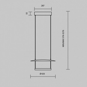 Подвесной светильник Maytoni Ambience MOD280PL-L23B3K1 в Югорске - yugorsk.ok-mebel.com | фото 4