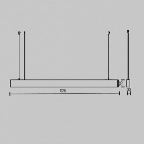Подвесной светильник Maytoni BASIS P051PL-36W2.7-6K-W в Югорске - yugorsk.ok-mebel.com | фото 7