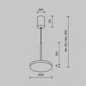 Подвесной светильник Maytoni Plato P076PL-L12W4K-BS в Югорске - yugorsk.ok-mebel.com | фото 6