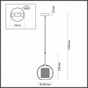 Подвесной светильник Odeon Light Clocky 4939/1 в Югорске - yugorsk.ok-mebel.com | фото 4