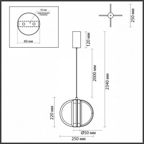 Подвесной светильник Odeon Light Toscana 5448/12L в Югорске - yugorsk.ok-mebel.com | фото 5