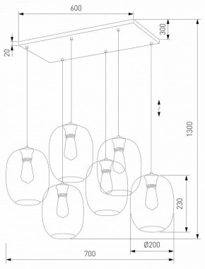 Подвесной светильник TK Lighting Elio 5974 Elio в Югорске - yugorsk.ok-mebel.com | фото 3