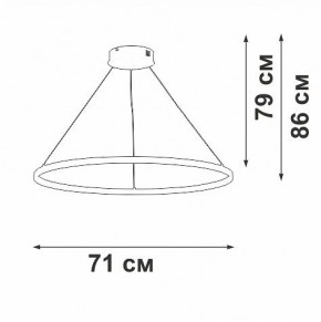 Подвесной светильник Vitaluce V2516 V2516-8/3S в Югорске - yugorsk.ok-mebel.com | фото 3