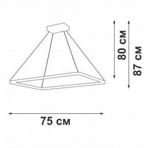 Подвесной светильник Vitaluce V2704 V2704-0/1S в Югорске - yugorsk.ok-mebel.com | фото 3