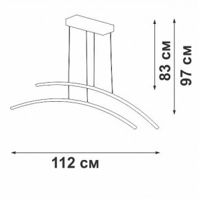 Подвесной светильник Vitaluce V2709 V2709-8/2S в Югорске - yugorsk.ok-mebel.com | фото 3