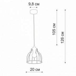 Подвесной светильник Vitaluce V3102 V3102-0/1S в Югорске - yugorsk.ok-mebel.com | фото 3