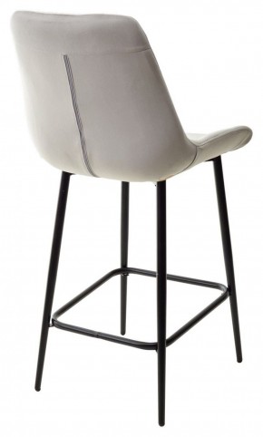 Полубарный стул ХОФМАН, цвет H-09 Светло-серый, велюр / черный каркас H=63cm М-City в Югорске - yugorsk.ok-mebel.com | фото 6