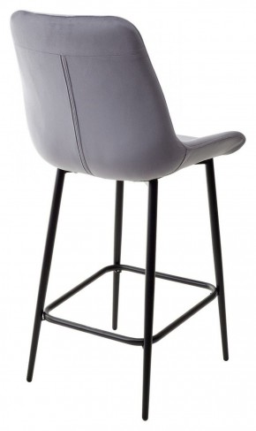 Полубарный стул ХОФМАН, цвет H-14 Серый, велюр / черный каркас H=63cm М-City в Югорске - yugorsk.ok-mebel.com | фото 5