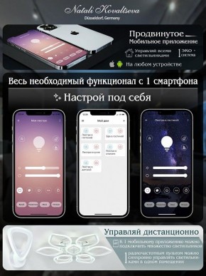 Потолочная люстра Natali Kovaltseva COBRA LED LAMPS 81121/7C в Югорске - yugorsk.ok-mebel.com | фото 7