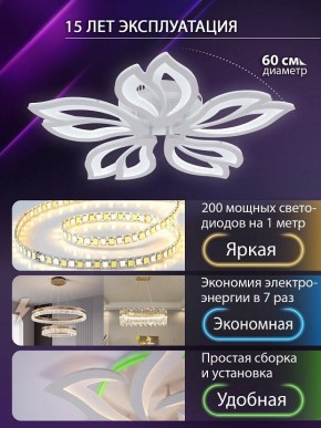 Потолочная люстра Natali Kovaltseva FORTUNA LED LAMPS 81107/4C в Югорске - yugorsk.ok-mebel.com | фото 5