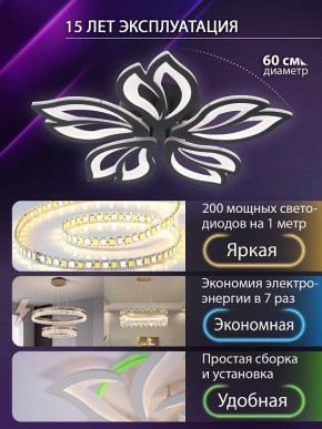 Потолочная люстра Natali Kovaltseva FORTUNA LED LAMPS 81107/5C в Югорске - yugorsk.ok-mebel.com | фото 5