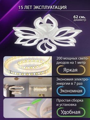 Потолочная люстра Natali Kovaltseva FORTUNA LED LAMPS 81107/6C в Югорске - yugorsk.ok-mebel.com | фото 5