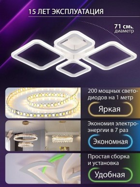 Потолочная люстра Natali Kovaltseva OPTI LED LAMPS 81108/1C в Югорске - yugorsk.ok-mebel.com | фото 5