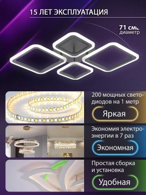 Потолочная люстра Natali Kovaltseva OPTI LED LAMPS 81108/2C в Югорске - yugorsk.ok-mebel.com | фото 5