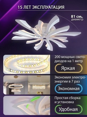 Потолочная люстра Natali Kovaltseva VIO LED LAMPS 81454 в Югорске - yugorsk.ok-mebel.com | фото 5