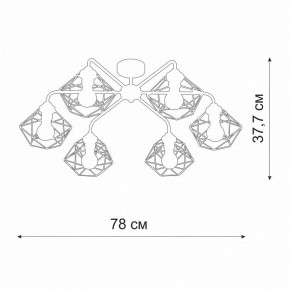 Потолочная люстра Vitaluce V42580 V42580-1/6PL в Югорске - yugorsk.ok-mebel.com | фото 2