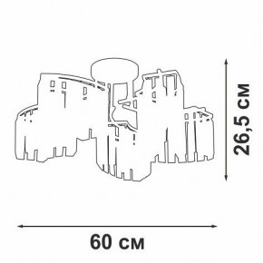 Потолочная люстра Vitaluce V5884 V5884-0/5PL в Югорске - yugorsk.ok-mebel.com | фото 3