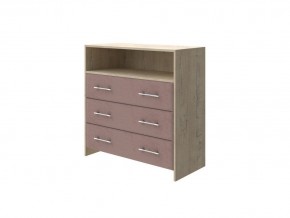 PROxSON Комод Varna (ЛДСП Бунратти+ткань Бунратти/Ultra Горячий шоколад) 90x40 в Югорске - yugorsk.ok-mebel.com | фото