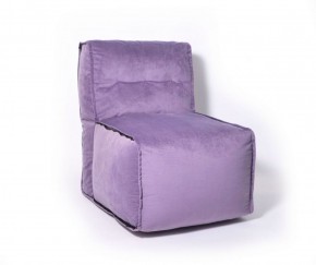 Прямое модульное бескаркасное кресло Комфорт (Фиолет велюр) в Югорске - yugorsk.ok-mebel.com | фото
