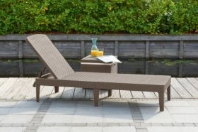 Шезлонг Джайпур (Jaipur Sun lounger) капучино в Югорске - yugorsk.ok-mebel.com | фото 2