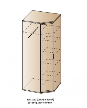 ШК-1011 (Шкаф угловой) в Югорске - yugorsk.ok-mebel.com | фото