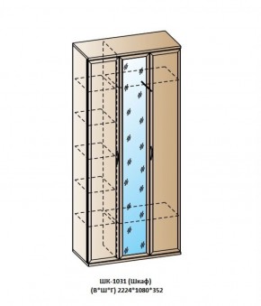 ШК-1031 (Шкаф) в Югорске - yugorsk.ok-mebel.com | фото