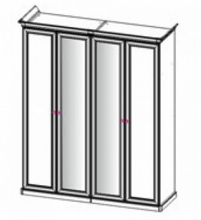 Шкаф 4-х створчатый (2+2) с Зеркалом "Патрисия" (караваджо) в Югорске - yugorsk.ok-mebel.com | фото