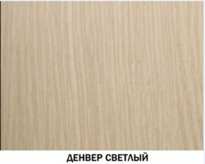 Шкаф для одежды №609 "Инна" Денвер светлый (*без полок) в Югорске - yugorsk.ok-mebel.com | фото 4