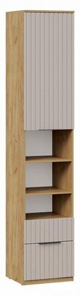 Шкаф комбинированный Хилтон Исп. 2 в Югорске - yugorsk.ok-mebel.com | фото 2