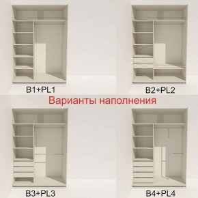 Шкаф-купе 1800 серии SOFT D1+D3+B2+PL1 (2 ящика+1штанга) профиль «Графит» в Югорске - yugorsk.ok-mebel.com | фото 5