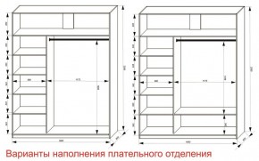 Шкаф-купе 1800 серии SOFT D8+D2+B2+PL4 (2 ящика+F обр.штанга) профиль «Графит» в Югорске - yugorsk.ok-mebel.com | фото 7