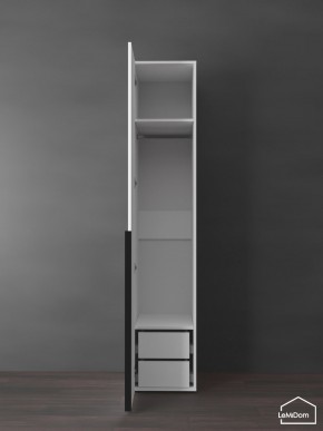 Шкаф Linnea MHR-1-3 2050х400х510 (Белый-М 11.1.2) в Югорске - yugorsk.ok-mebel.com | фото 6