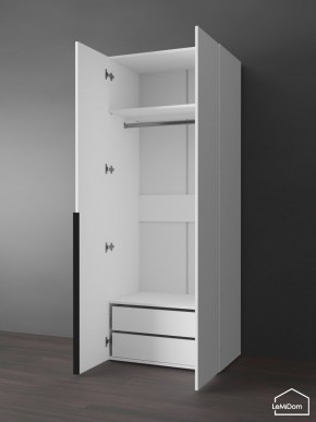 Шкаф Linnea MHR-2-3 2050х800х510 (Белый-М 11.1.2) в Югорске - yugorsk.ok-mebel.com | фото 6