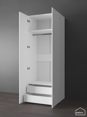 Шкаф Linnea MHR-2PO-3 2050х800х510 (Белый-М 11.1.1) в Югорске - yugorsk.ok-mebel.com | фото 5