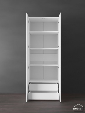Шкаф Linnea MHR-2PO-4 2050х800х510 (Белый-М 11.1.1) в Югорске - yugorsk.ok-mebel.com | фото 6