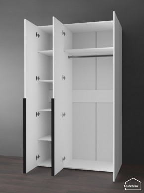 Шкаф Linnea MHR-3-1 2050х1200х510 (Белый-М 11.1.1) в Югорске - yugorsk.ok-mebel.com | фото 5