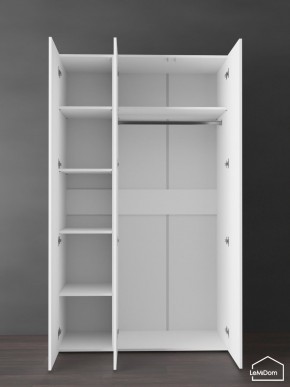 Шкаф Linnea MHR-3PO-1 2050х1200х510 (Белый-М 11.1.1) в Югорске - yugorsk.ok-mebel.com | фото 5