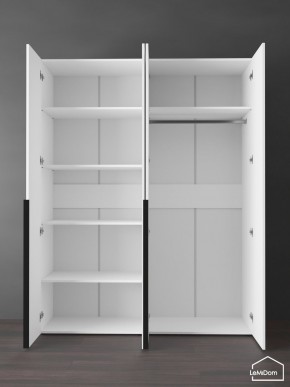Шкаф Linnea MHR-4-1 2050х1600х510 (Белый-М 11.1.2) в Югорске - yugorsk.ok-mebel.com | фото 4