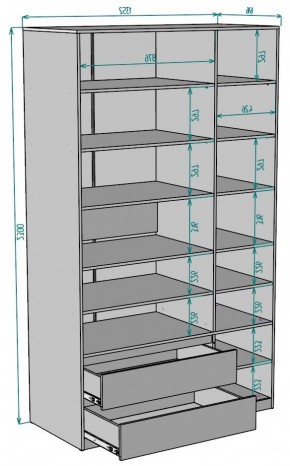 Шкаф Мальта H219 в Югорске - yugorsk.ok-mebel.com | фото 2