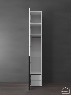 Шкаф с антресолью Linnea MHR-1A-3 2450х400х510 (Белый-М 11.1.1) в Югорске - yugorsk.ok-mebel.com | фото 5