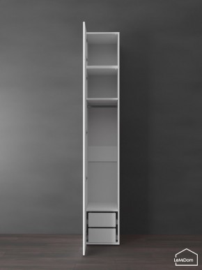 Шкаф с антресолью Linnea MHR-1POA-3 2450х400х510 (Белый-М 11.1.2) в Югорске - yugorsk.ok-mebel.com | фото 5
