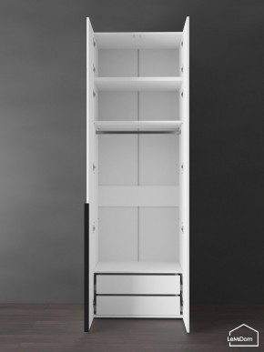 Шкаф с антресолью Linnea MHR-2A-3 2450х800х510 (Белый-М 11.1.2) в Югорске - yugorsk.ok-mebel.com | фото 6
