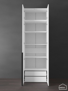 Шкаф с антресолью Linnea MHR-2A-4 2450х800х510 (Белый-М 11.1.2) в Югорске - yugorsk.ok-mebel.com | фото 6