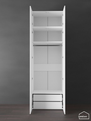 Шкаф с антресолью Linnea MHR-2POA-3 2450х800х510 (Белый-М 11.1.2) в Югорске - yugorsk.ok-mebel.com | фото 5
