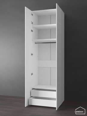 Шкаф с антресолью Linnea MHR-2POA-3 2450х800х510 (Белый-М 11.1.2) в Югорске - yugorsk.ok-mebel.com | фото 6